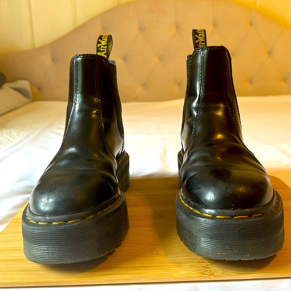 Dr Martens Platform Chelsea Boots